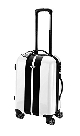  Mini Rooftop Cabin Trolley White with black racing stripes MINI
